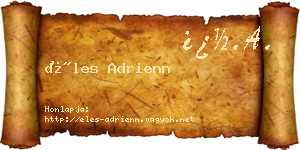 Éles Adrienn névjegykártya